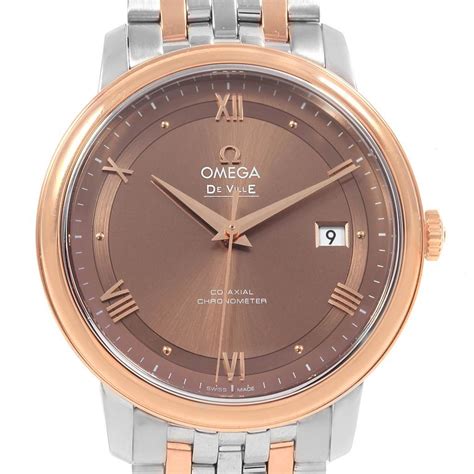 omega prestige steel watch